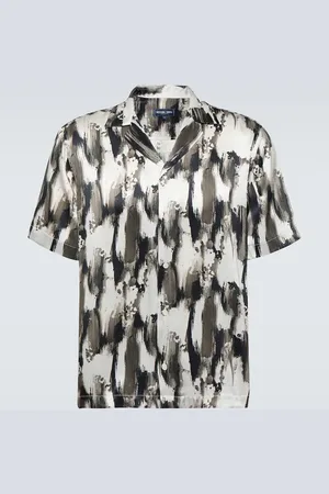Frescobol Carioca Chemise Roberto imprimée en soie
