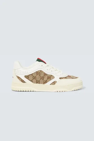 Gucci Baskets Re-Web en toile GG
