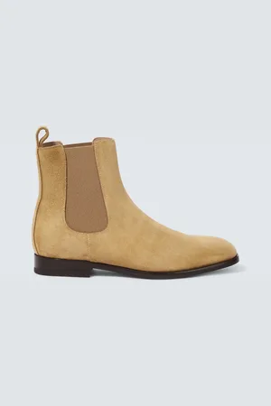Manolo Blahnik Bottines Chelsea Delsa en daim