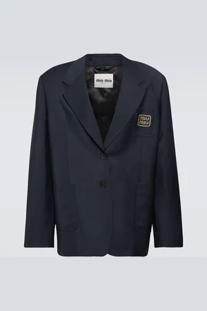 Miu Miu Blazer en laine et mohair
