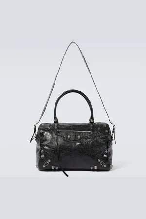 Balenciaga Sac de voyage Le Cagole en cuir