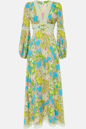 Diane von Furstenberg Robe longue Lina imprimée