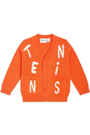 Mini Rodini Cardigan Tennis en coton intarsia