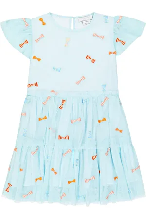 Stella McCartney Robe brodée à nœud