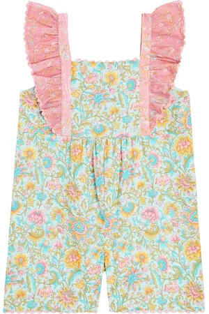Louise Misha Combi-short Shalina en coton à fleurs