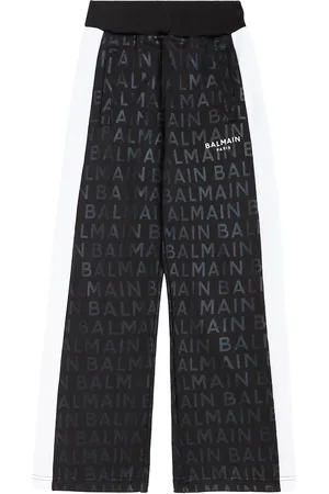 Balmain Pantalon de survêtement en coton mélangé