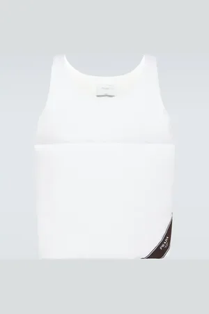 Prada Top matelassé en coton