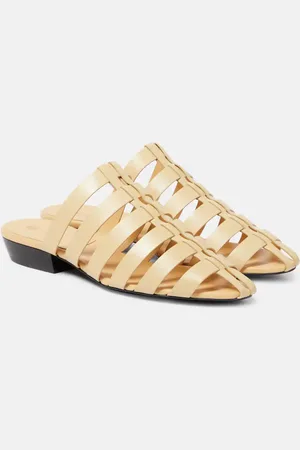 Loro Piana Mules Kaede en cuir