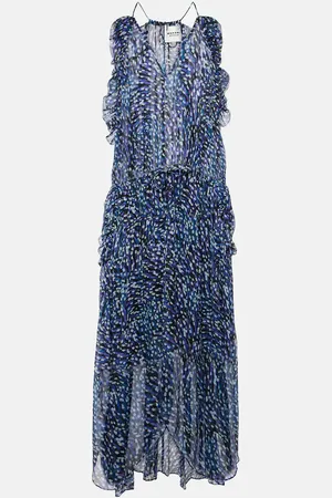 Marant Etoile Robe midi Fadelo imprimée