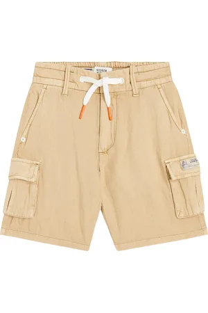 Scotch&Soda Short cargo en coton et lin