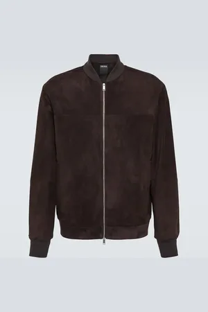 Ermenegildo Zegna Veste bomber en daim