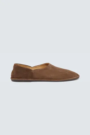 The Row Slippers Canal en daim