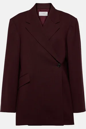 The Row Blazer Azul en laine vierge