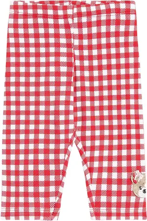 MONNALISA Bébé – Legging en coton mélangé à carreaux