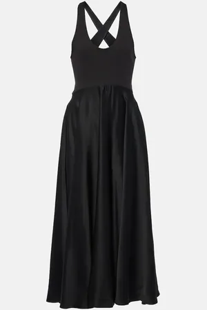 Alaïa Alaïa Robe midi en coton mélangé