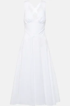 Alaïa Alaïa Robe midi en coton