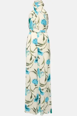 Diane von Furstenberg Combi-pantalon Cort à fleurs