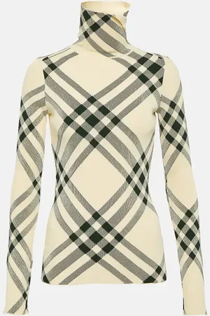 Burberry Pull à col roulé Check