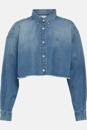 Givenchy Chemise 4G raccourcie en jean
