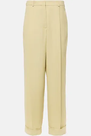The Row Pantalon ample Tor en crêpe