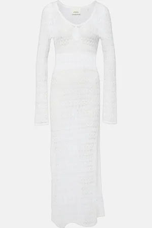 Isabel Marant Robe longue en coton mélangé