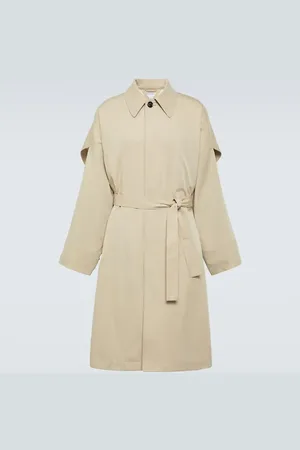 Bottega Veneta Trench-coat en coton et soie