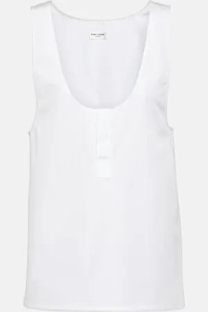 Saint Laurent Top en coton