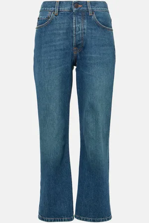 The Row Jean droit Lesley à taille mi-haute