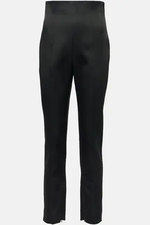 Khaite Pantalon slim Lenn en satin