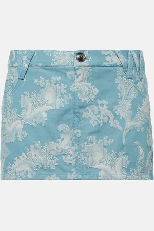 Vivienne Westwood Mini-jupe Foam en jean