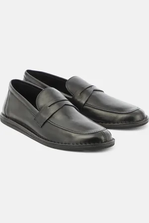 The Row Mocassins Cary en cuir