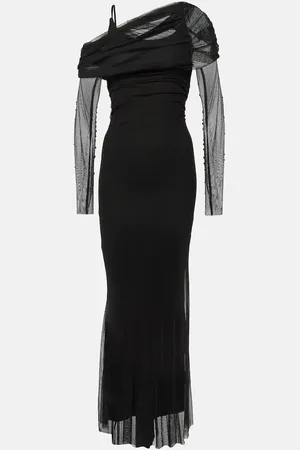 CHRISTOPHER ESBER Robe longue en tulle de soie