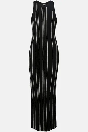 Totême Robe longue rayée