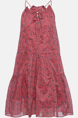 Marant Etoile Robe Kayne imprimée en coton
