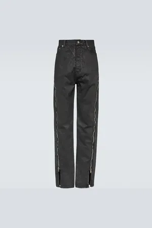 Rick Owens Jean Bolan Banana à taille haute