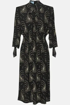 Prada Robe chemise imprimée