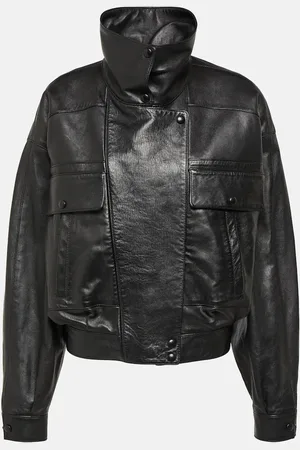 Saint Laurent Veste en cuir
