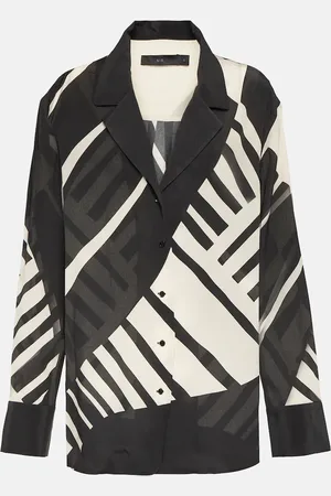 SIR Chemise Realisme oversize en crêpe de soie