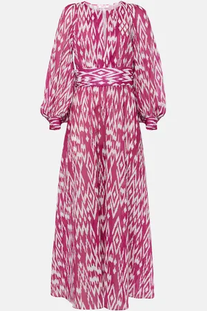 ERES Robe longue Tornado imprimée en coton