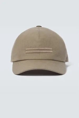 Ermenegildo Zegna Casquette brodée en lin