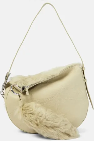 Burberry Sac Knight Medium en cuir et shearling