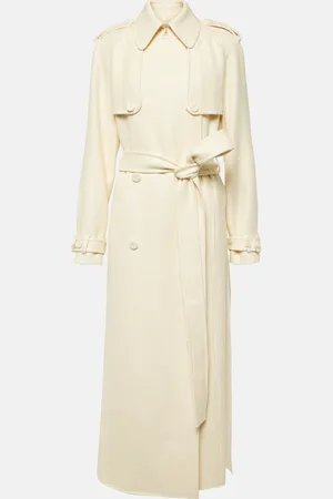 GABRIELA HEARST Trench-coat Eithne en soie et laine
