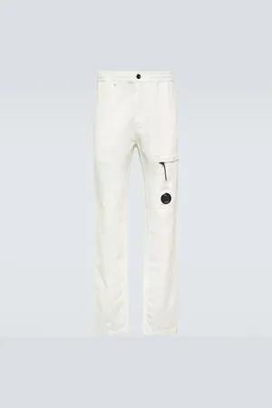 C.P. Company Pantalon droit en coton et lin