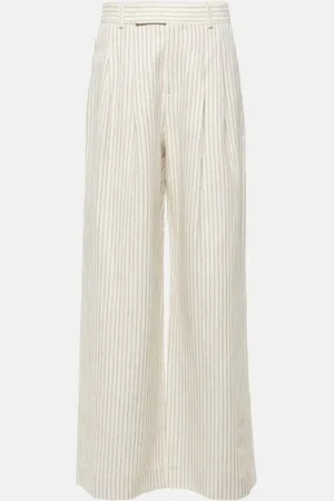 Frame Pantalon ample en coton et lin