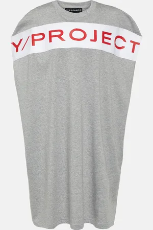 Y / PROJECT Robe en coton à logo