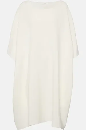 The Row Robe midi Abasi en laine et soie