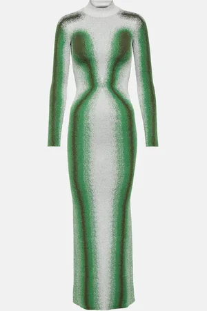 Y / PROJECT Robe longue imprimée