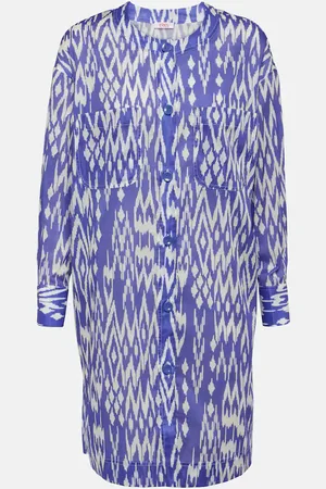 ERES Robe chemise Hurricane imprimée en coton
