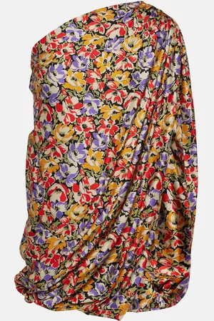 Stella McCartney Robe asymétrique à fleurs