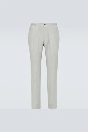 Kiton Pantalon slim en lin